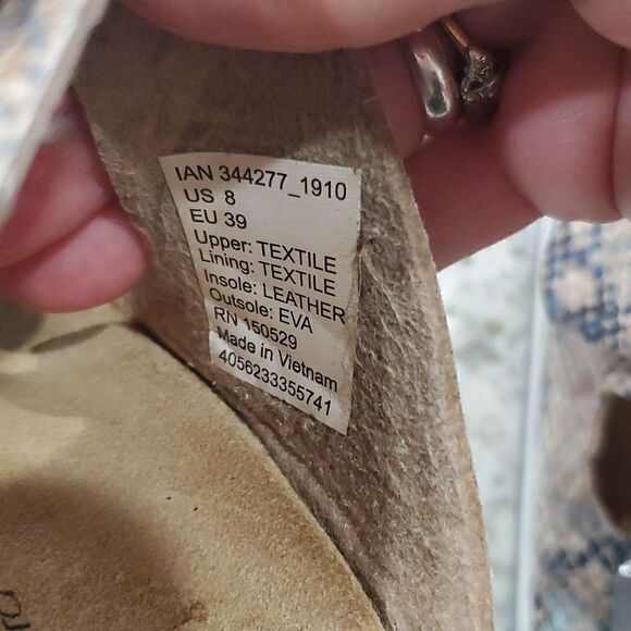 ✨️ Natural Walk leather sandals by esmara, size 8 - Picture 9 of 9